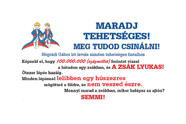 Maradj tehetséges!